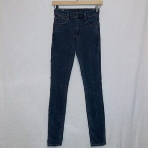 Citizens Of Humanity COH Black Wash Denim Rocket High Rise Skinny Jeans size 24